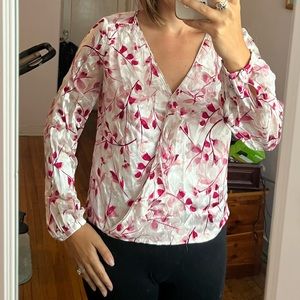 NWT silky blouse 🪷